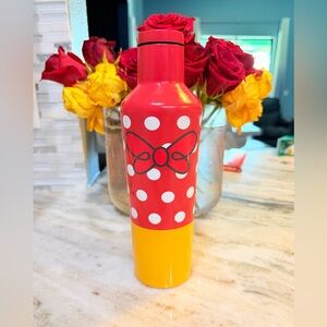 Disney Parks Minnie Mouse 16oz Corkcicle Canteen Water Bottle Stainless Steel